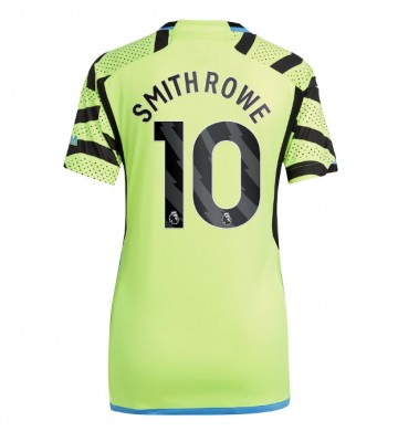 Arsenal Emile Smith Rowe #10 Segunda Equipación Mujer 2023-24 Manga Corta